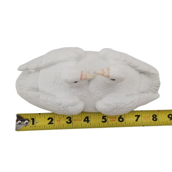 White Dove Love Birds Trinket Dish by Andrea Sadek - Picture 8 of 10